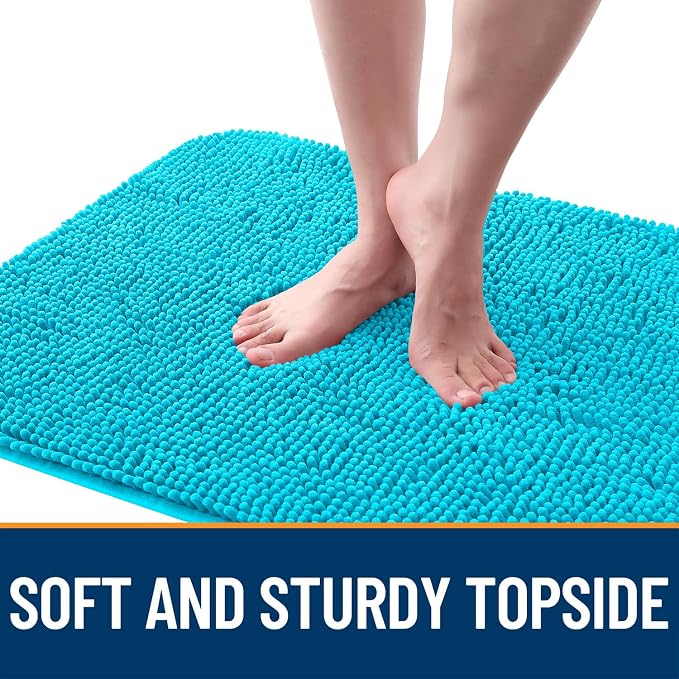 OLANLY Dog Door Mat for Muddy Paws 47x20, Absorbs Moisture and Dirt, Absorbent - Image 4