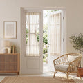 MYSKY HOME Linen French Door Curtains by MYSKYHOME