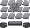 Outdoor Cushion Covers Set, Replacement by SUKAIKEQA