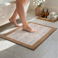 Bathroom Rugs 24x17 Non Slip Washable, Coffee Bath Mat by Unknown