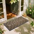 Yimobra Welcome Mat Outdoor Indoor, All-Season Waterproof Front Door Mat by Yimobra