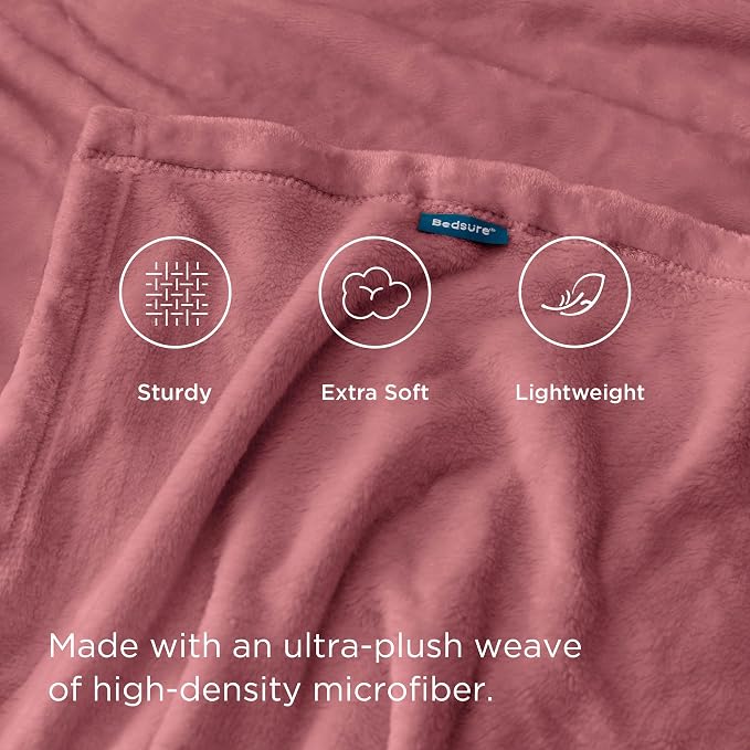 Bedsure GentleSoft Fleece King Size Blankets - Image 4