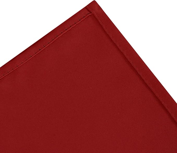 LEMOMO Red Blackout Curtains/52 x 63 Inch/Set of 2 Panels Room Darkening - Image 8
