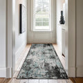 Washable Area Rugs 2'x8' Non-Slip Modern Abstract Soft by RELEANY
