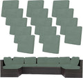 14Pcs Stretch Patio Cushion Covers, Outdoor Couch Covers Replacement, Outdoor by BIETYONE