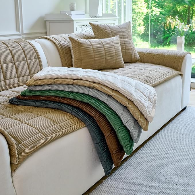 Couch Covers for Dogs Washable, Non Slip Couch Covers for Loveseat Sofa Pet - Image 3