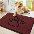 Smiry Dog Door Mat for Muddy Paws, Absorbent Dirt Trapper Non Slip Quick Dry by Smiry