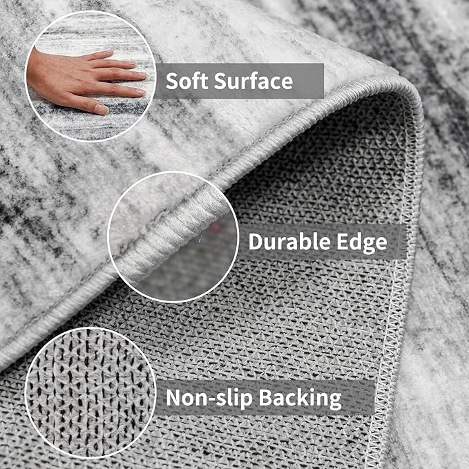 4x10 Wide Washable Runner Rug: Easy-to-Clean Runners - Image 4