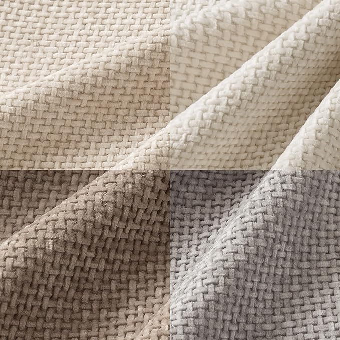 MIULEE Pack of 4 Couch Throw Pillow Covers 20x20 Inch Neutral Beige/Brown Soft - Image 2
