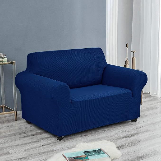 Joccun Classic Blue Waterproof Polyester Spandex Sofa Cover - Image 4