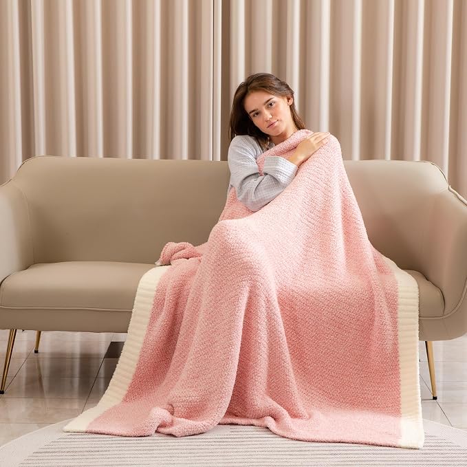 Snuggle Sac Pink Throw Blankets - Image 8