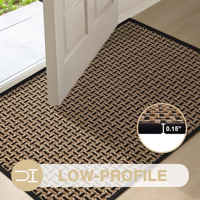 LEKEEPGO Door Mat Indoor Entrance 24"x47", Absorbent Indoor Door Mat Large - Image 4