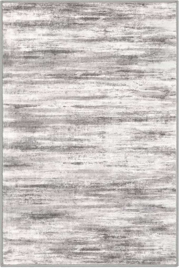 KOZYFLY Modern Abstract Small Area Rugs 2x3, Washable Kitchen Rug Non-Slip Soft - Image 8