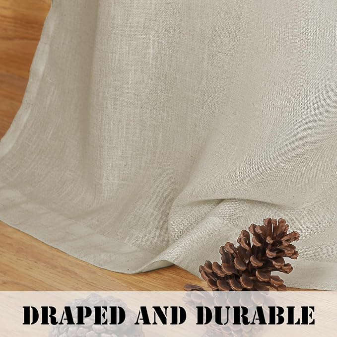 H.VERSAILTEX Living Room Linen Curtains - Image 8