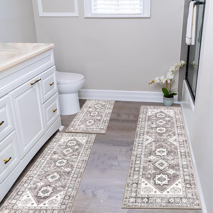 HEBE Boho Kitchen Rug Sets 3 Piece - Image 6