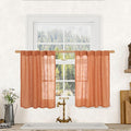 LAMIT 36 Inch Length Linen Curtains by LAMIT