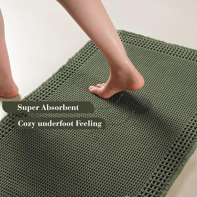 RESARE Christmas Waffle Bath Mat - Image 3