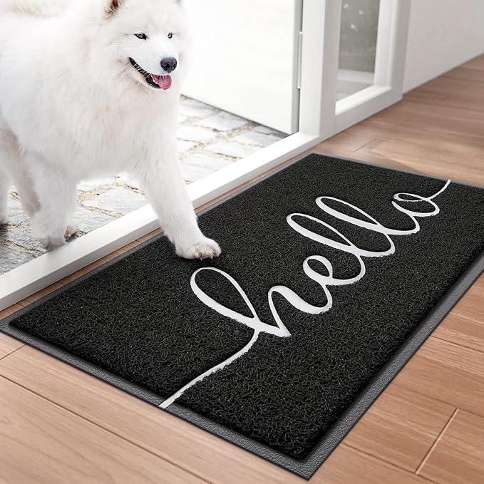 BeneathYourFeet Door Mat, Welcome Mat Low Profile Front Doormat Floor Mat Non by BeneathYourFeet