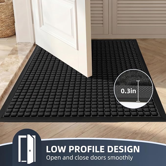 Front Door Mat Outside Entrance, Heavy Duty Waterproof Doormat | 47.5"x35.5" - Image 7
