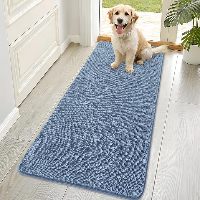 OLANLY Dog Door Mat for Muddy Paws 70x32, Absorbs Moisture and Dirt, Absorbent by OLANLY