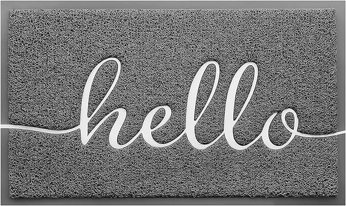 CozyBounty Door Mat Hello Mats Outdoor Indoor Non-Slip Doormat by CozyBounty