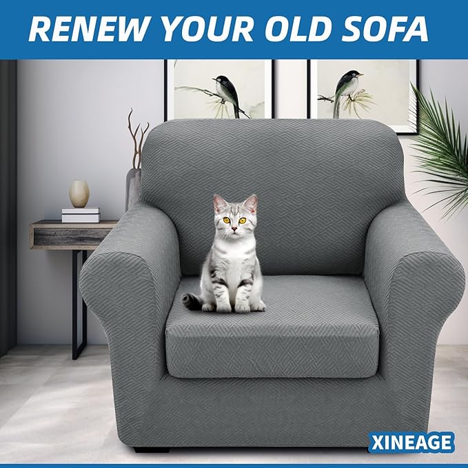 XINEAGE 2026 New 2 Pieces Chair Covers - Image 3