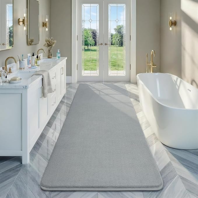 Amearea Modern Soft Hallway Runner Rug, 3x8 Feet Area Rug Runners - Image 2