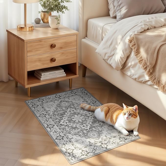 Lofus 2x3 Washable Rug for Entryway Bathroom, Non Slip Kitchen Mats for Floor - Image 3