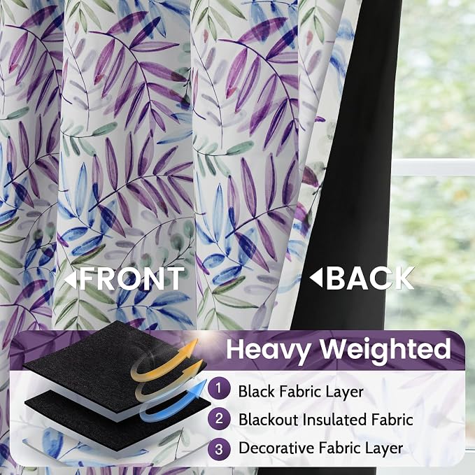 SimpleHome 100% Blackout Curtains - Image 4