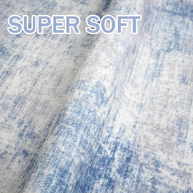 IOHOUZE Abstract Runner Rug 2x5 Ft Washable Runners - Image 6