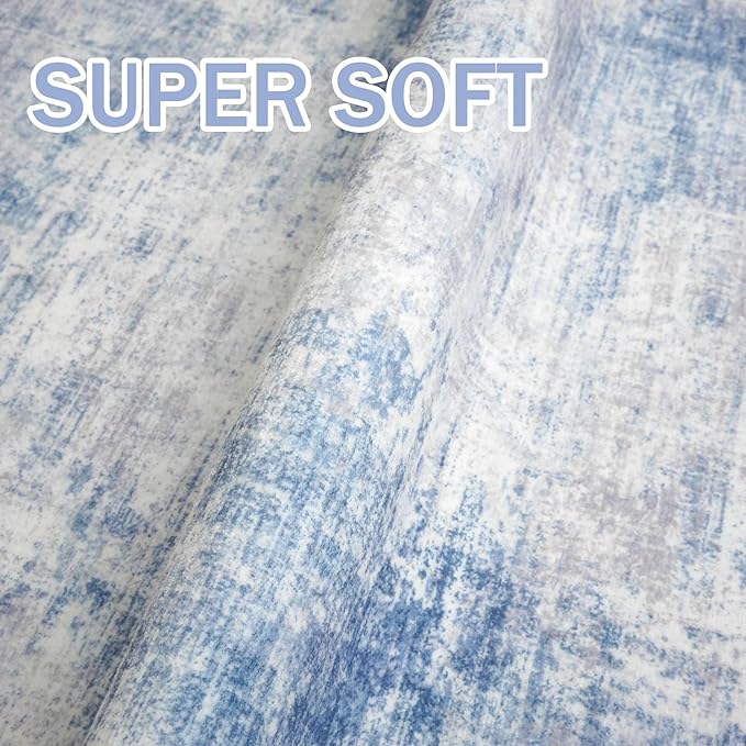 IOHOUZE Abstract Runner Rug 2x8 Ft Washable Runners - Image 6