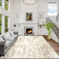 5x7 Area Rugs Washable Rug: Modern Abstract Living Room Rug Soft Anti-Skid Thin by GENTDRIZZ