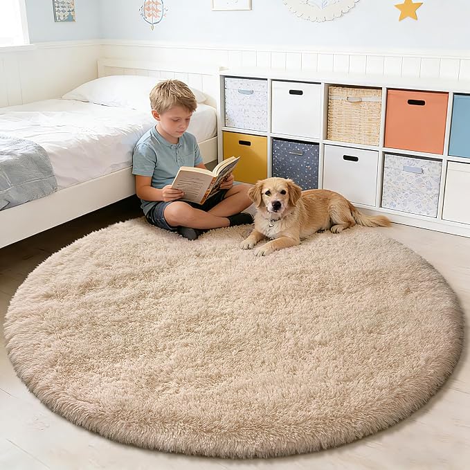 yulidayang Fluffy Round Area Rugs - Image 5