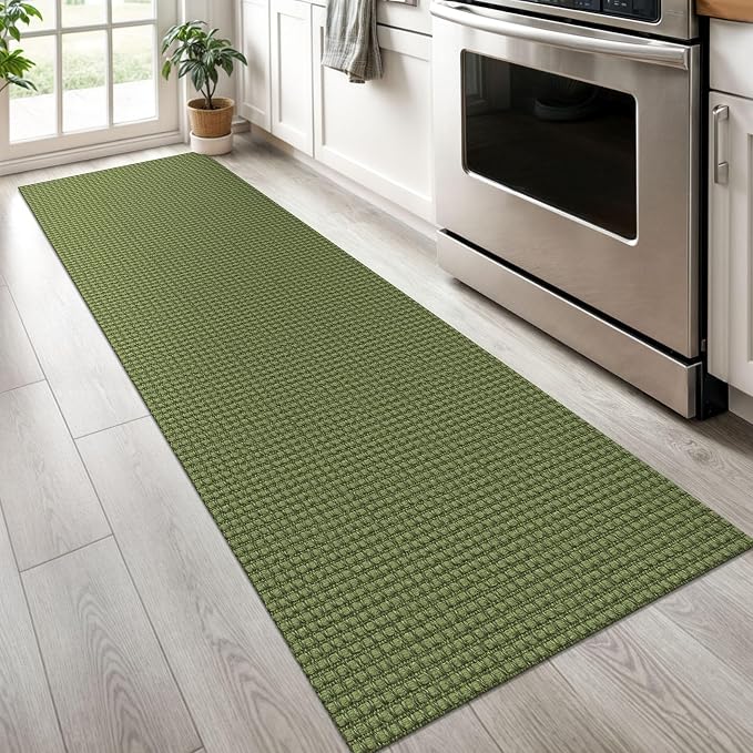 KOZYFLY Runners for Hallways 2x6 ft Washable Kitchen Runner Non Slip Rubber - Image 2