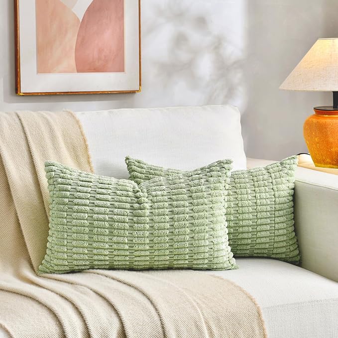 Fancy Homi Set of 4 Spring Lumbar Rectangle Decorative Throw Pillow Covers - Image 6