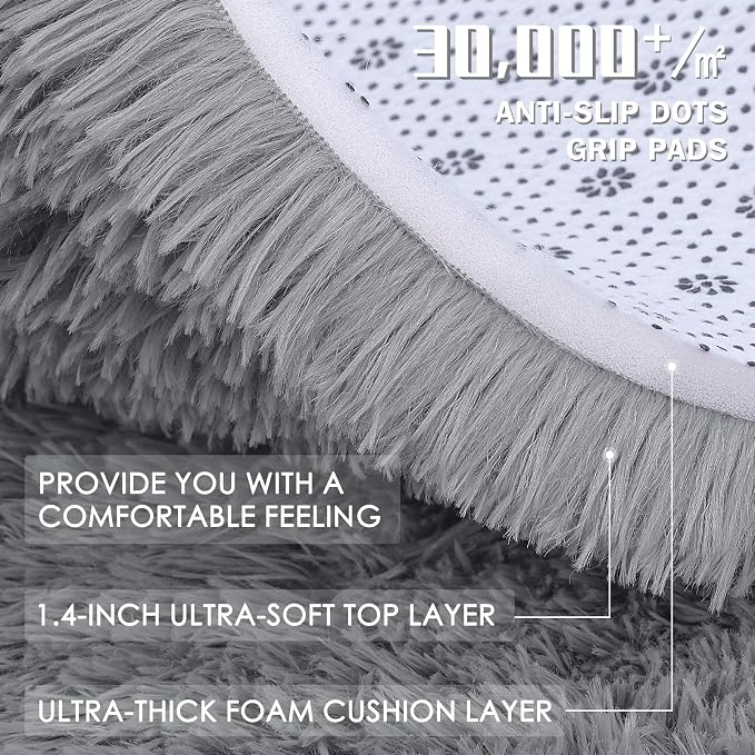OLANLY 8x8 Machine Washable Large Area Rugs - Image 8