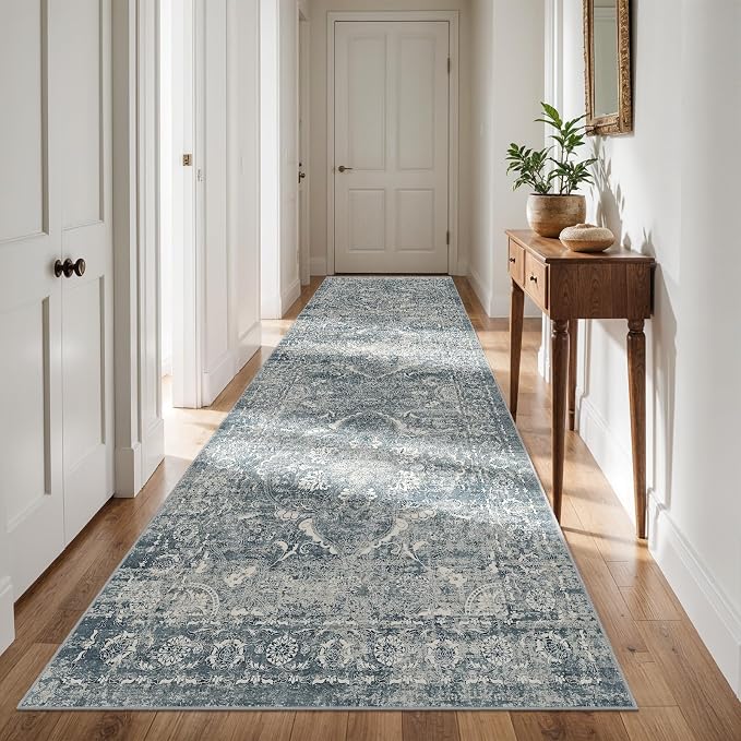 4x12 Washable Hallway Runner Rug by EISUROM