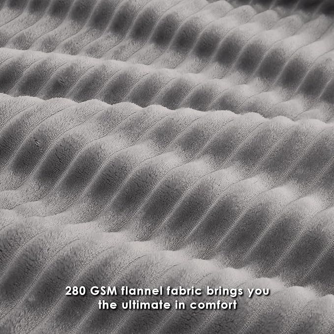 KMUSET Fluffy Blanket Throw - Image 4