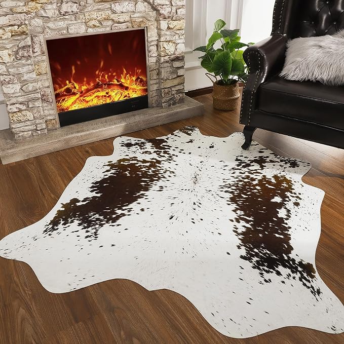 AROGAN Faux Cow Print Rug Large - Image 2