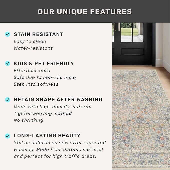 Hazo Haus Boho 3x16 Wide Hallway Runner - Image 7