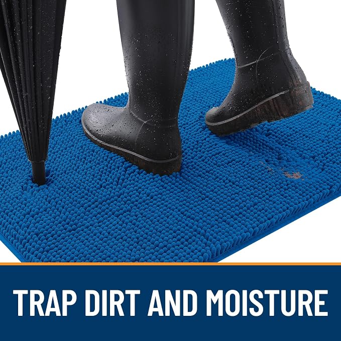 OLANLY Dog Door Mat for Muddy Paws 59x35, Absorbs Moisture and Dirt, Absorbent - Image 2