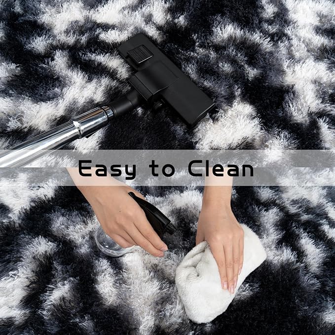 Pionblank Fluffy Runner Rugs for Bedroom 2x6, Modern Shaggy Area Rug for - Image 5