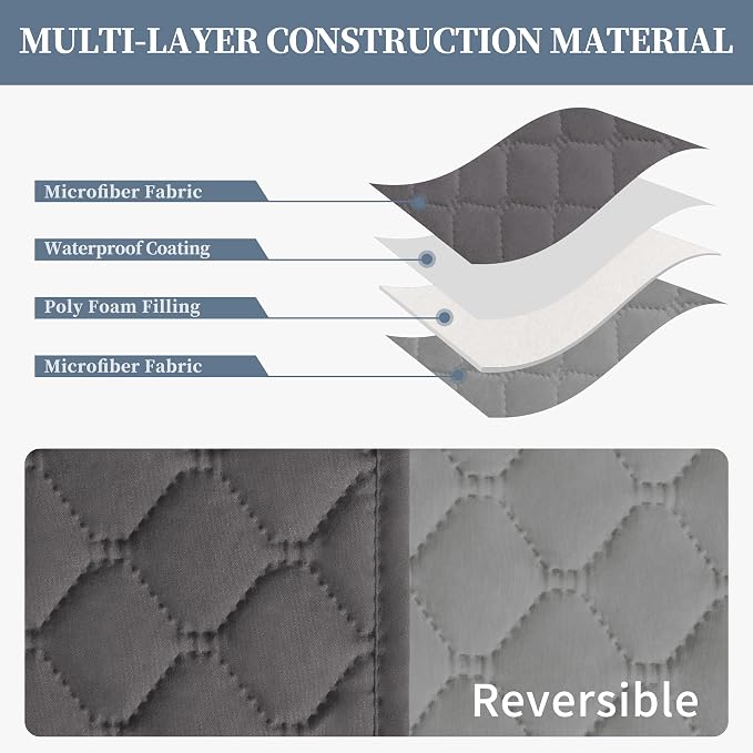 ISSUNTEX Double Protection 100% Waterproof Sofa Covers - Image 4