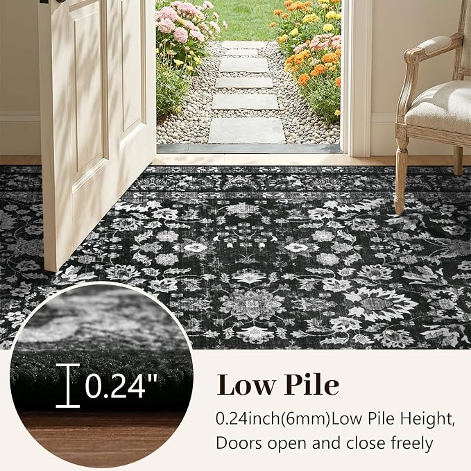8x10 Ft Large Area Rugs for Living Room, Soft Non-Slip Machine Washable Rug - Image 6