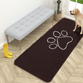 OLANLY Dog Door Mat for Muddy Paws 59x24, Paw Print Design, Absorbs Moisture by OLANLY