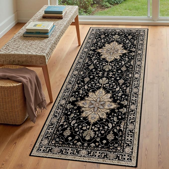 RELEANY Area Rugs 3'x7' Runner Rug Non Slip Washable - Image 3