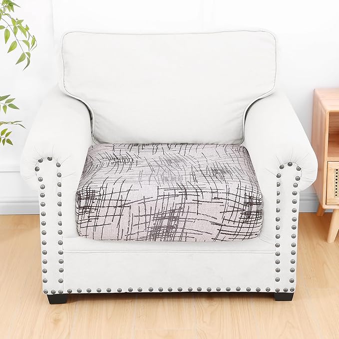 Smiry Printed Couch Cushion Covers, Stretch Soft Couch Covers - Image 5