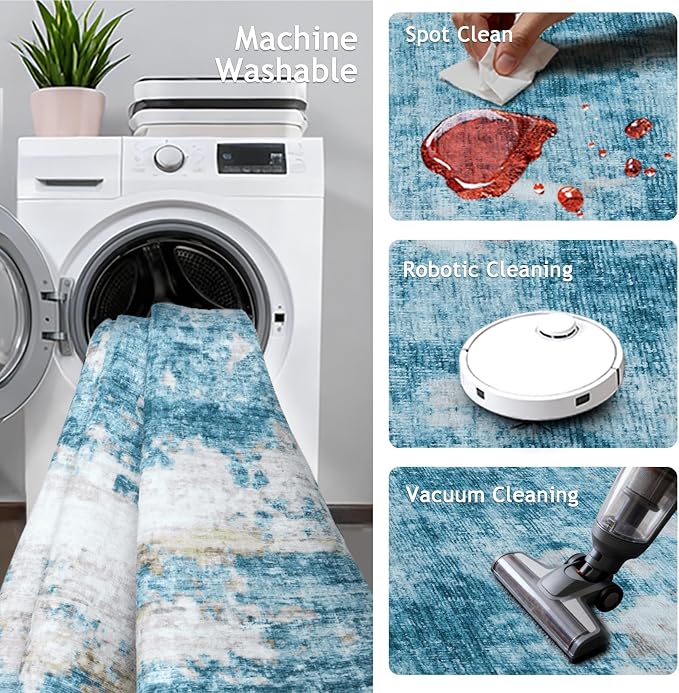 Washable Runners for Hallway 2x6 Runner Rug, Ultra-Thin Kitchen Runner Rugs - Image 3