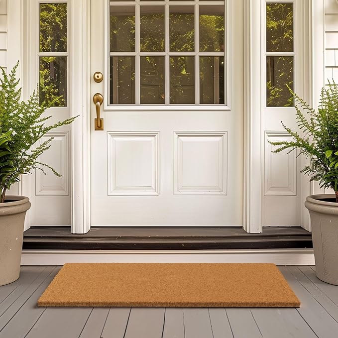 Barnyard Designs Natural Coco Coir Heavy Duty Backing Doormat - Image 4