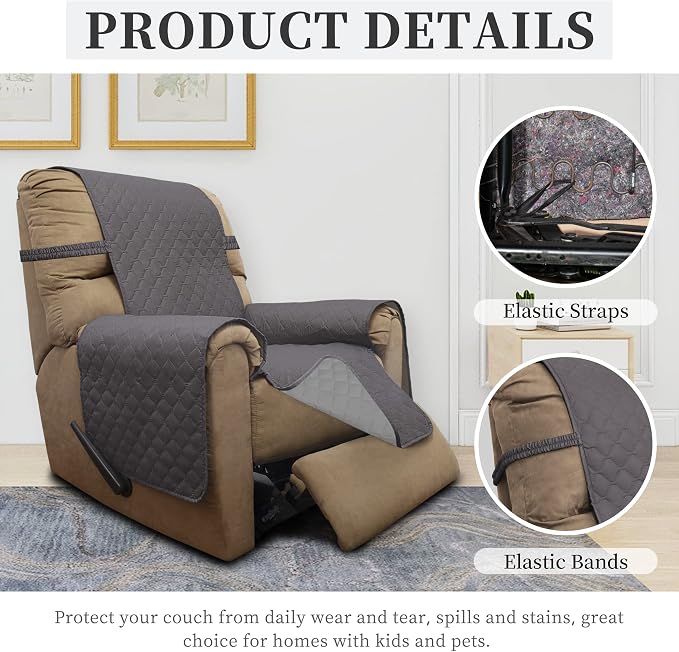 ISSUNTEX Double Protection 100% Waterproof Recliner Covers - Image 5